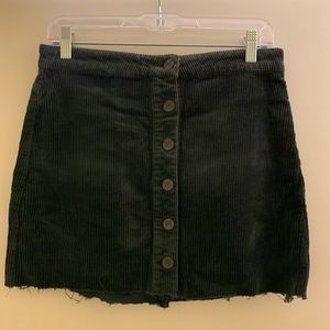 Corduroy Mini Skirt